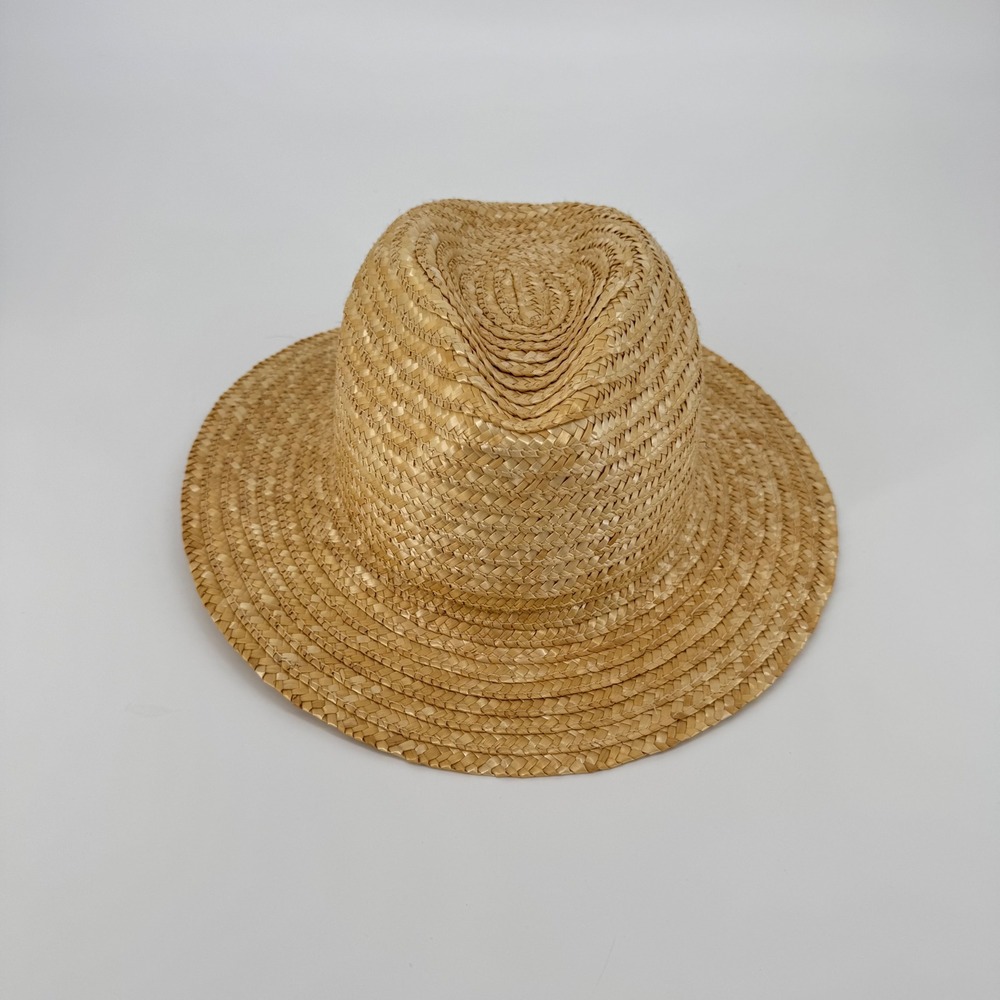 The Hats Company by Filippo Catarzi Straw Fedora Hat Made in Italy Natural Tan